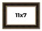 Photo Size Ornate Brown Picture Frame - UV Acrylic, Foam Board Backing, Hanging Hardware